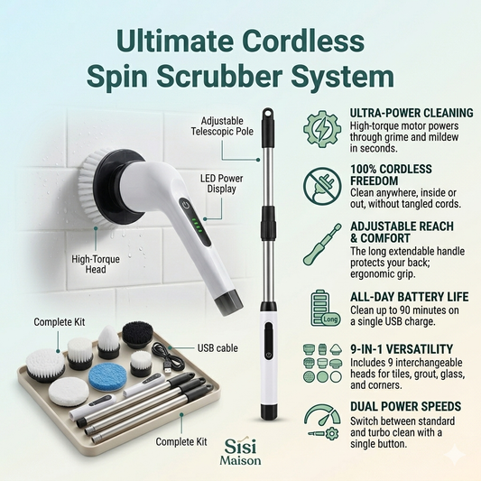 Electric Spin Scrubber