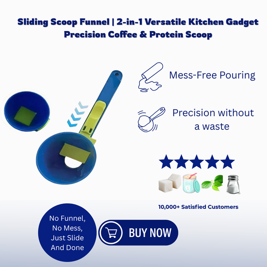 2-in-1 Sliding Scoop Funnel