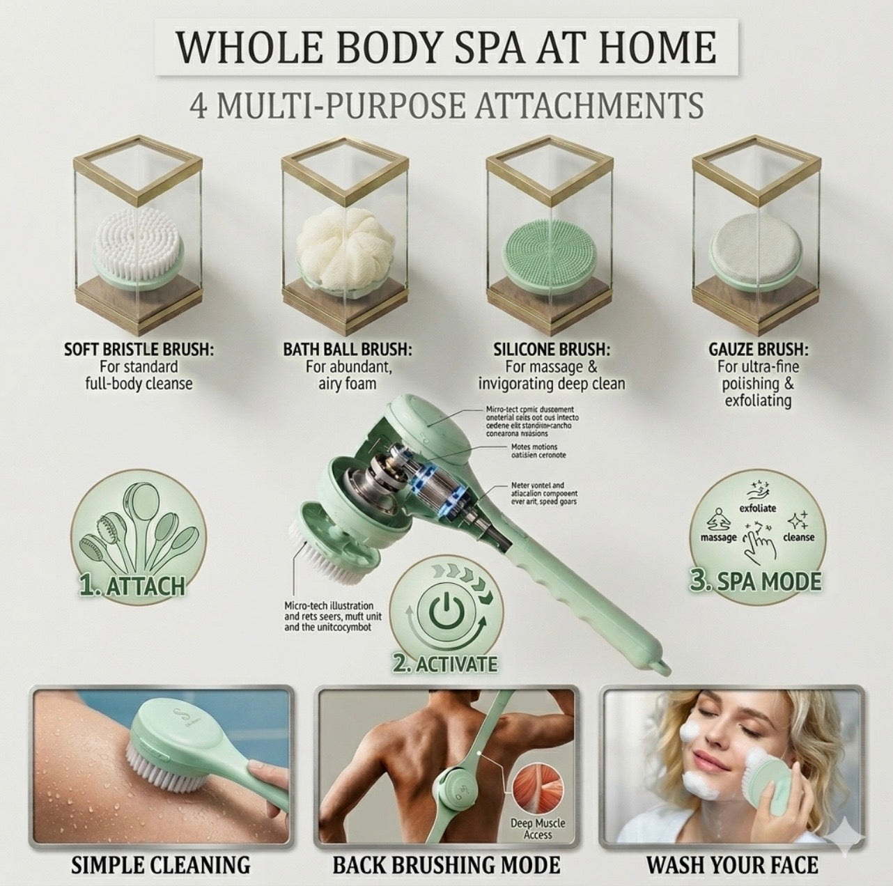 Electric Shower Brush