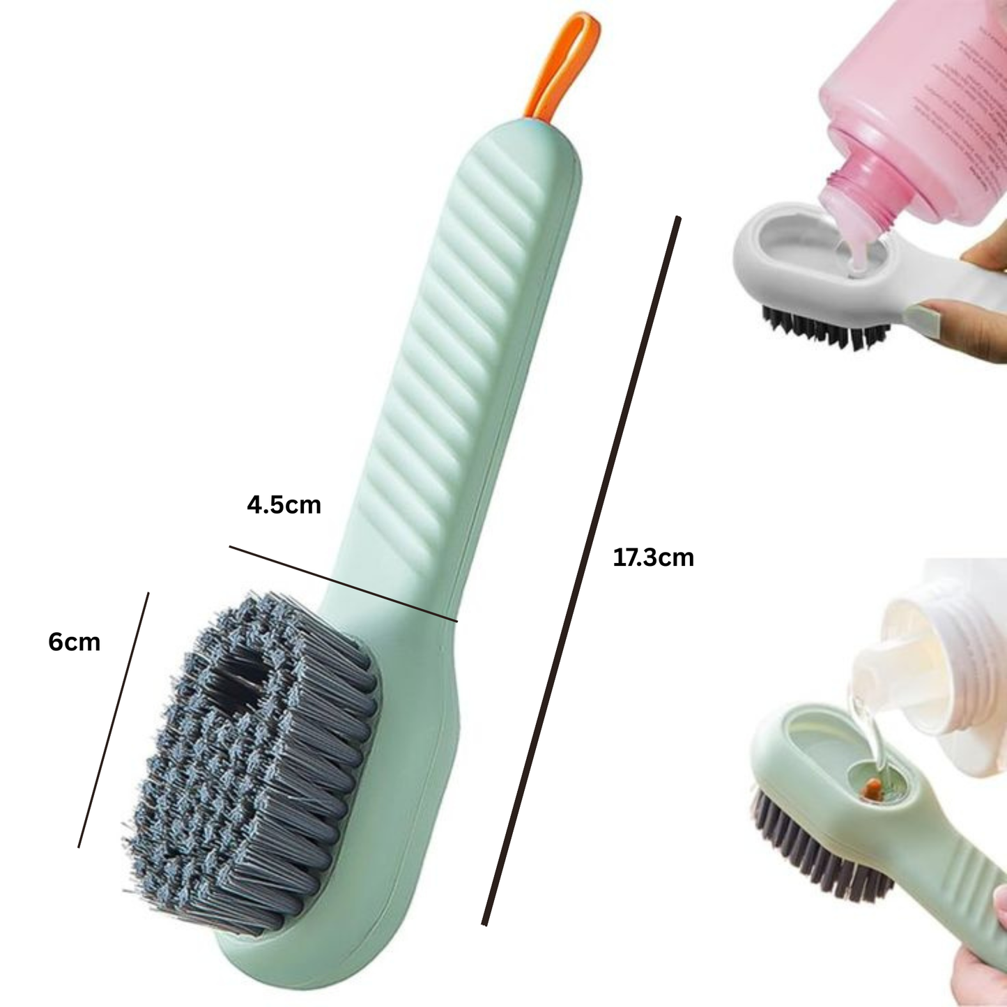 Soap Dispensing Cleaning Brush