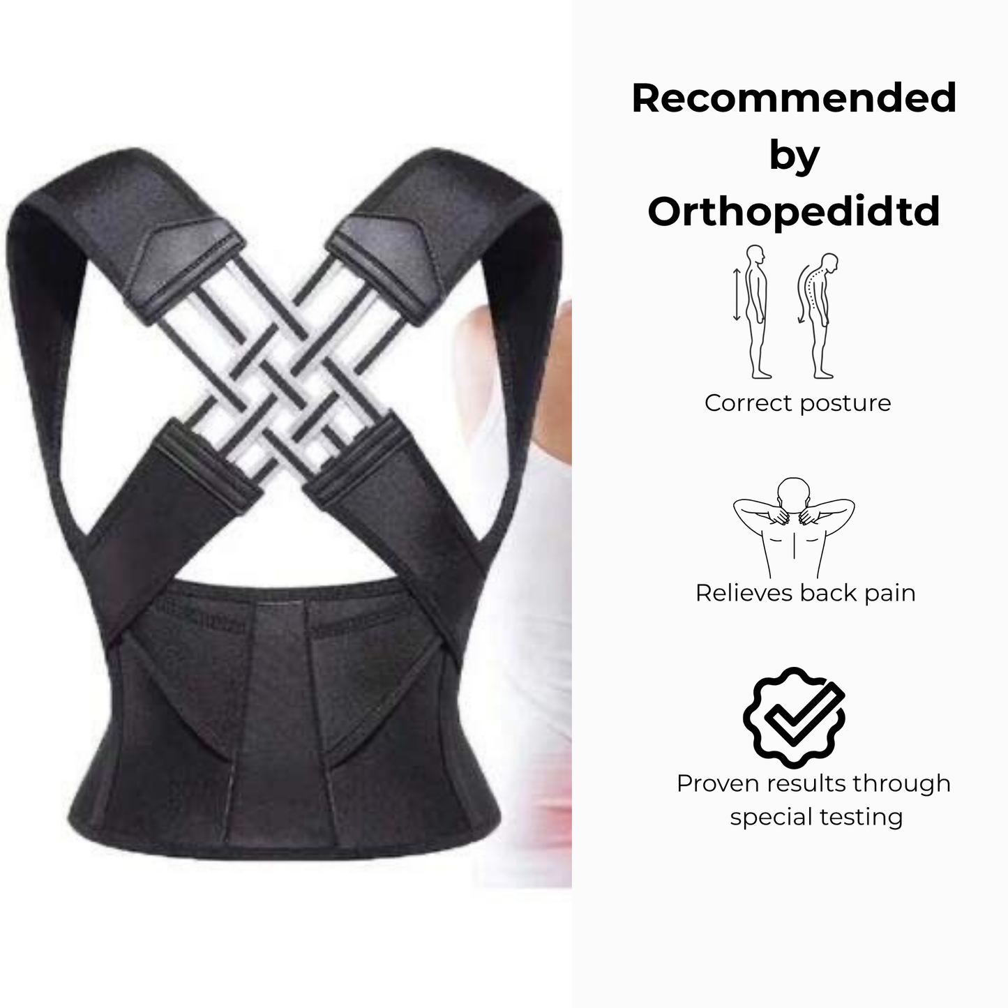 Back & Shoulder Support Brace