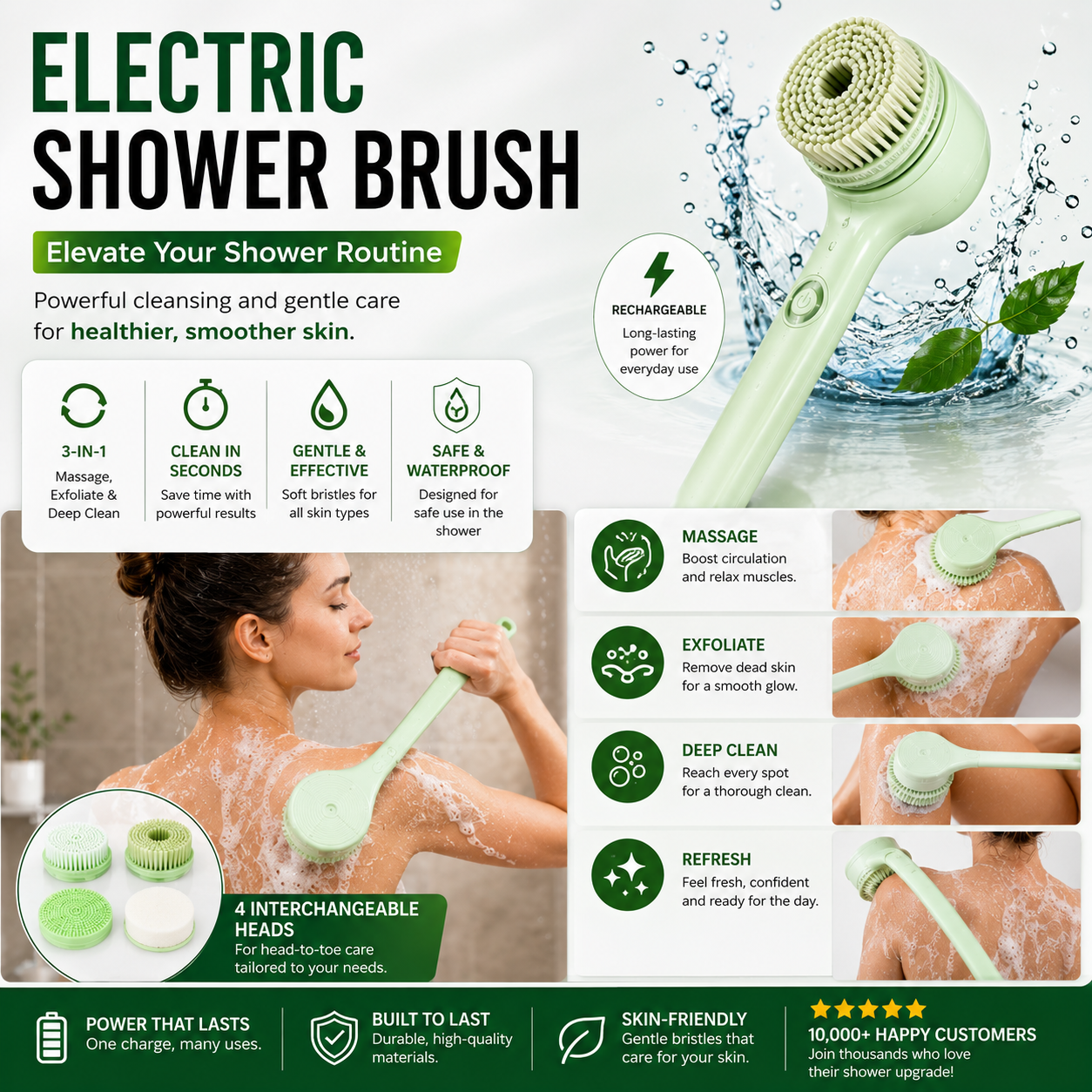 Electric Shower Brush
