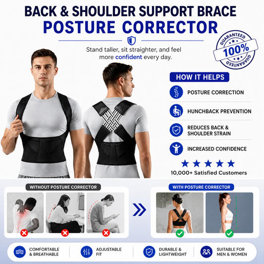 Back & Shoulder Support Brace