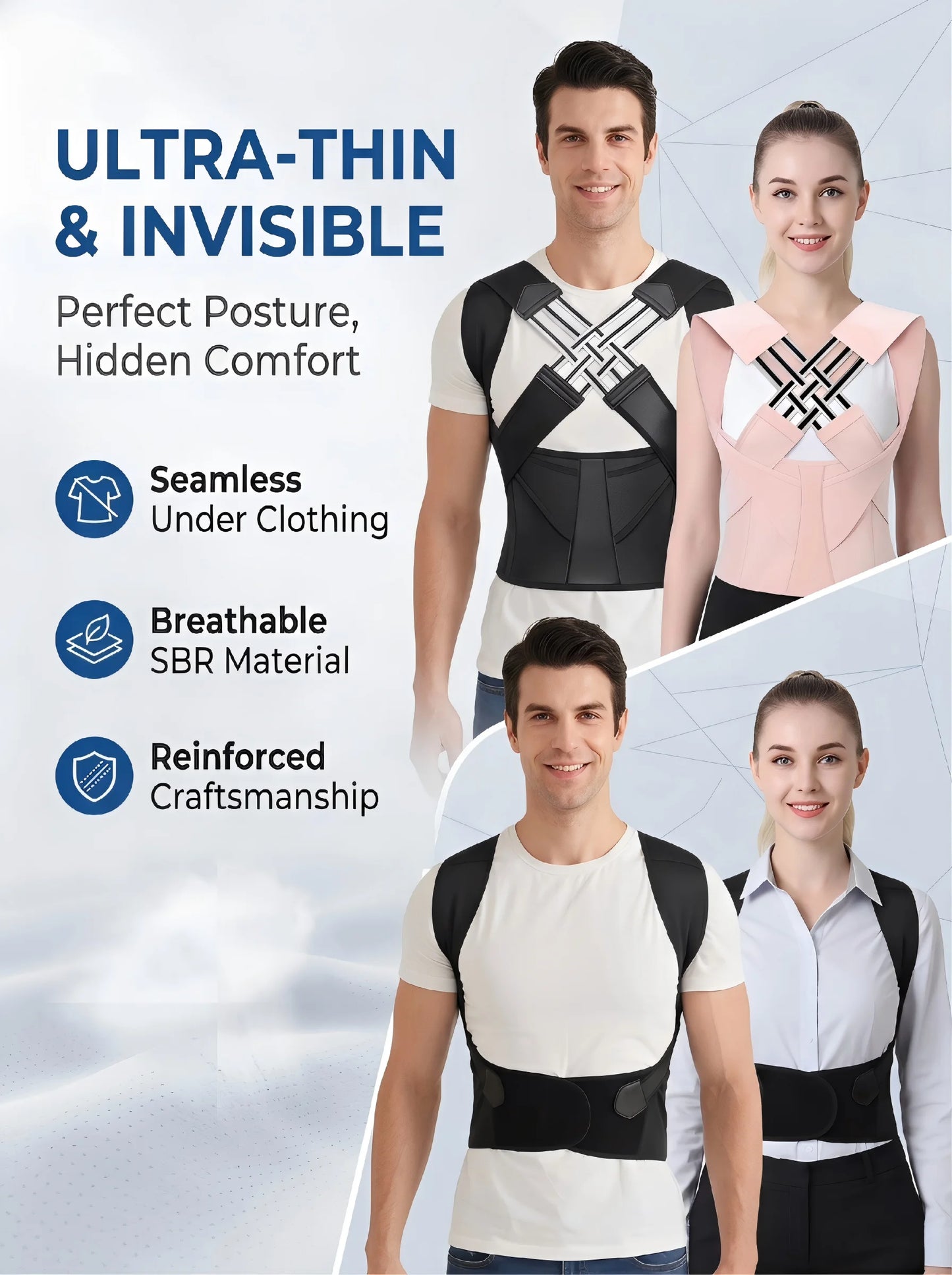 Back & Shoulder Support Brace