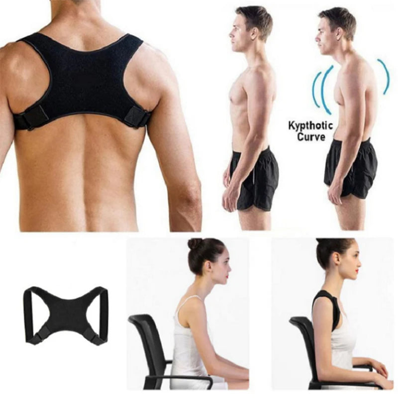 PosturePro — Adjustable back brace and shoulder support for posture correction