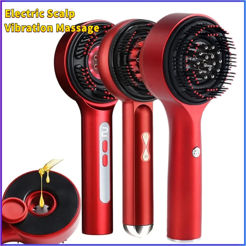 RootGlow Pro
Electric Red Light Scalp Massage Comb Hair Growth Brush with Vibration Therapy Oil Applicator for Anti Hair Loss and Scalp Care