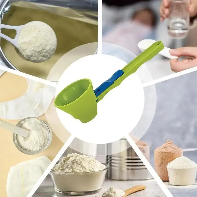 2-in-1 Sliding Scoop Funnel