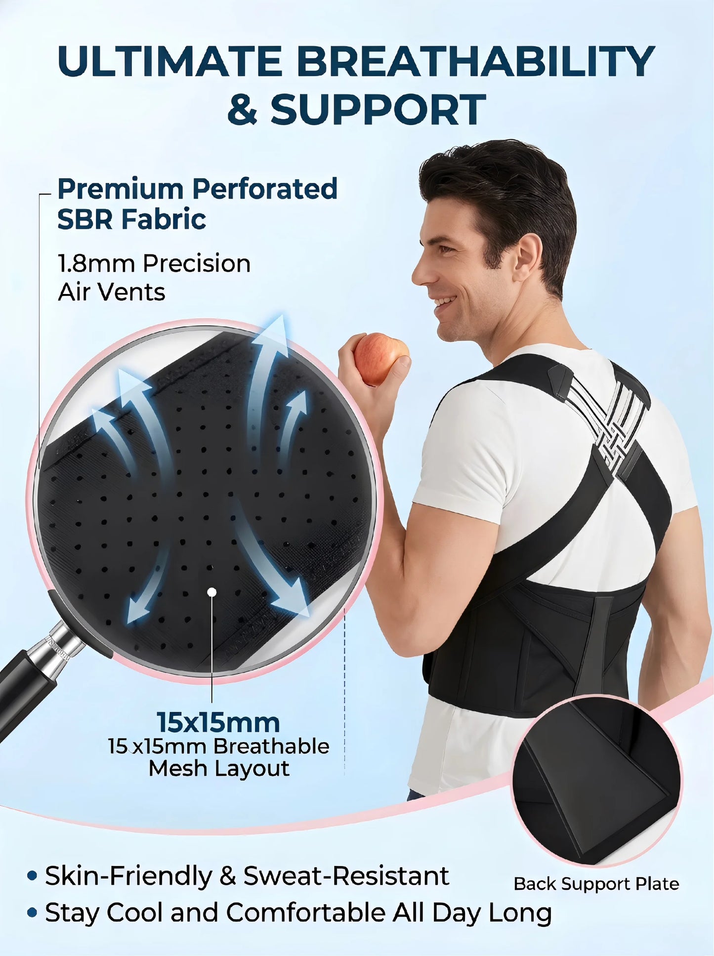 Back & Shoulder Support Brace
