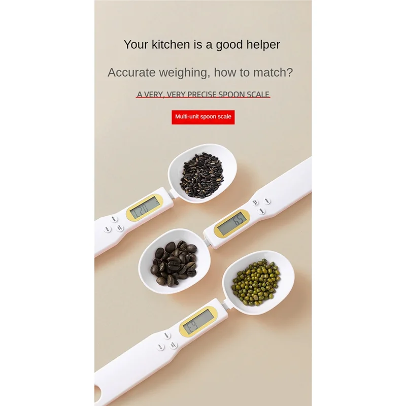 SpoonScale 500 — Digital measuring spoon scale with high-precision LCD display