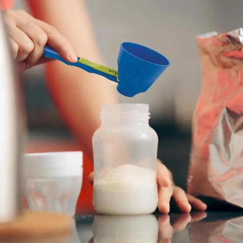 2-in-1 Sliding Scoop Funnel