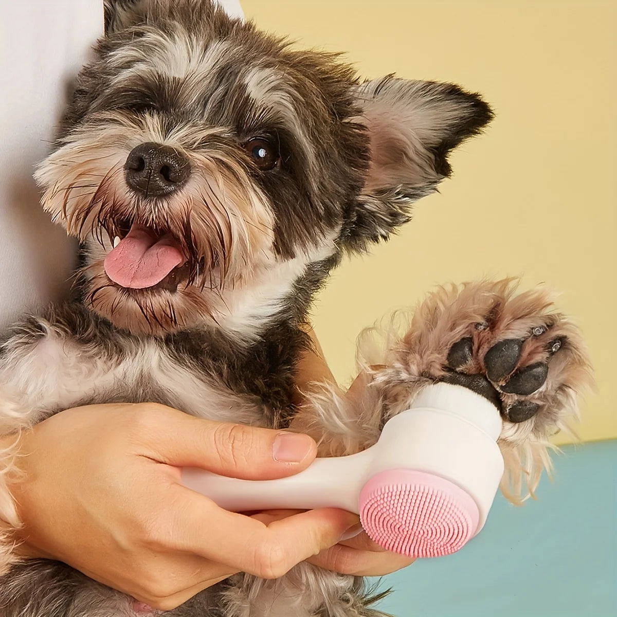 PawClean Duo — Silicone Pet Paw Cleaner & Massage Brush