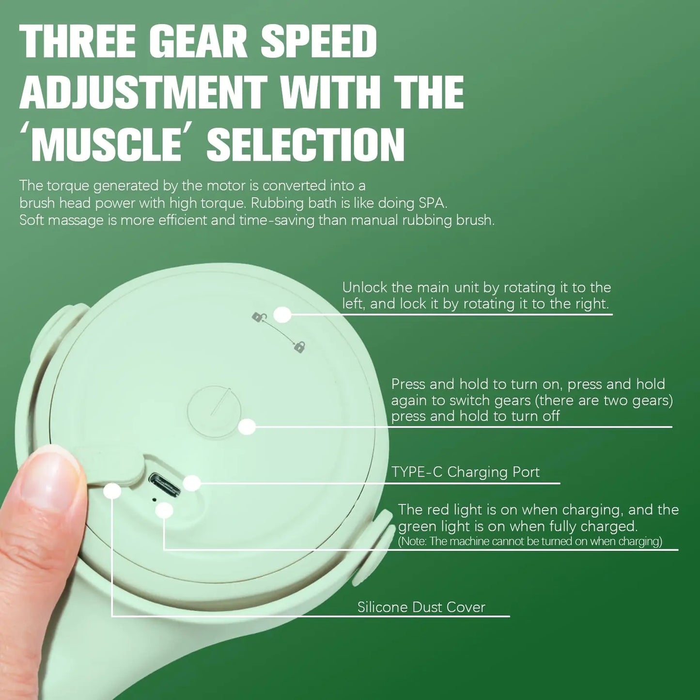 Electric Shower Brush