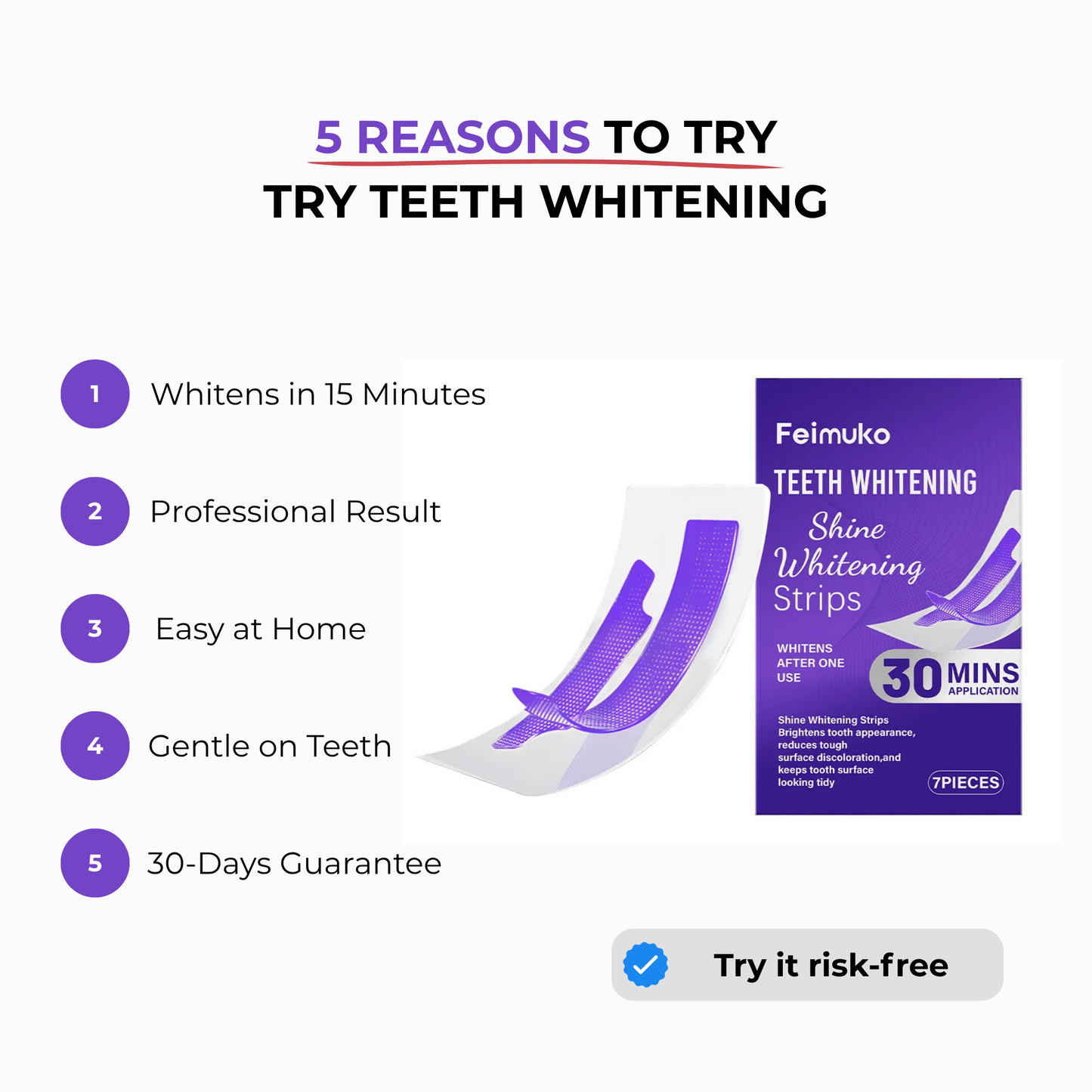 Teeth Brightening Care Strips